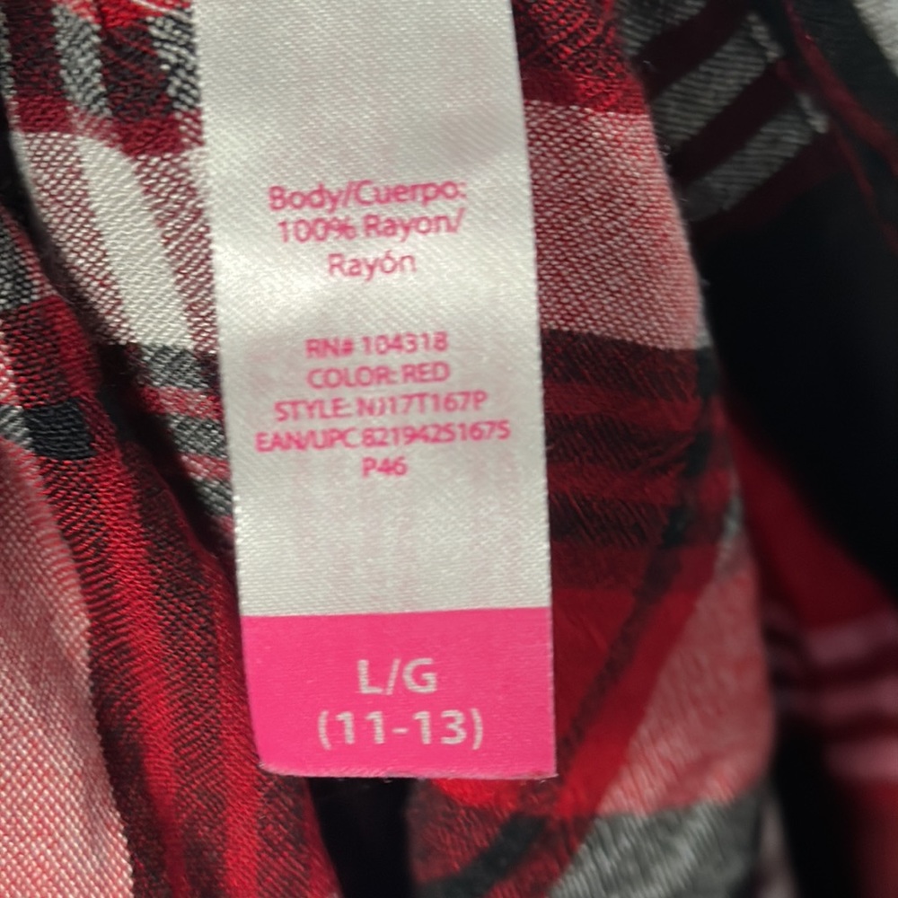 Plaid Sleeveless Top - Picture 5 of 5